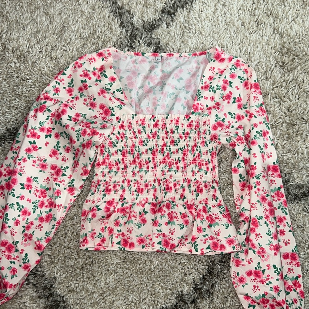 Shein Puff Sleeve Shirt